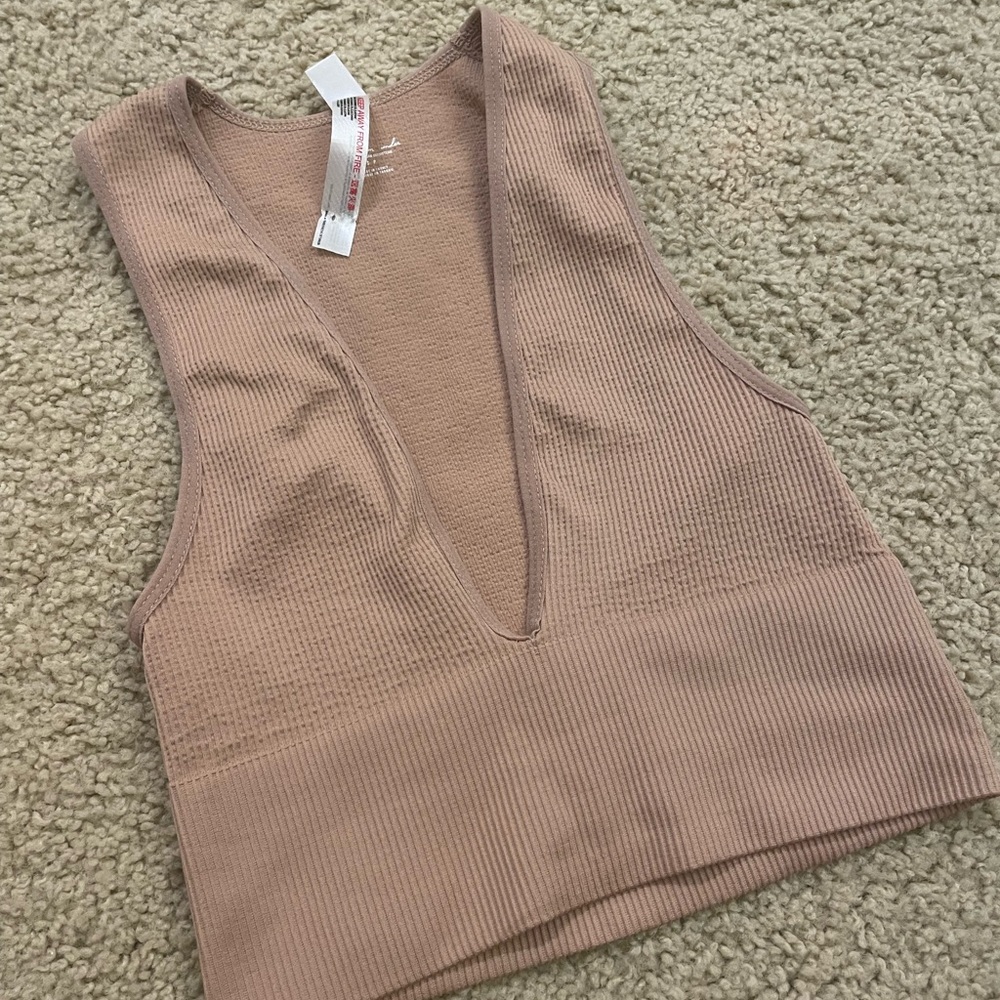 UO Hailey Seamless Plunge Top